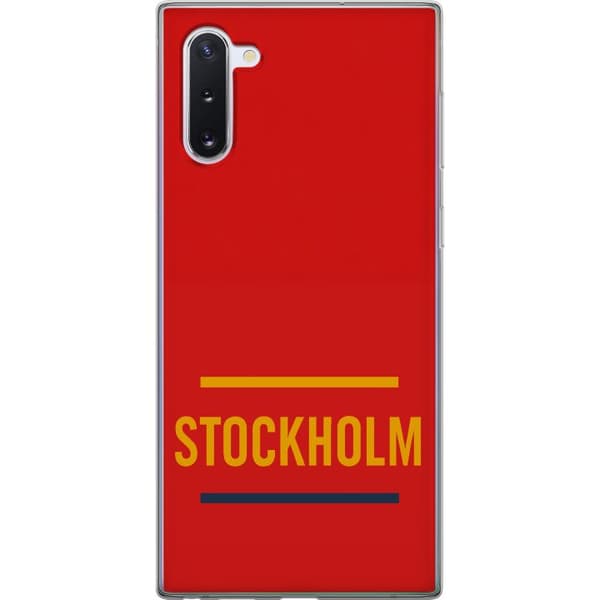 Samsung Galaxy Note10 Gennemsigtig cover Stockholm – Hockey