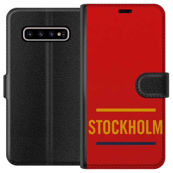 Samsung Galaxy S10+ Lompakkokotelo Stockholm – Hockey