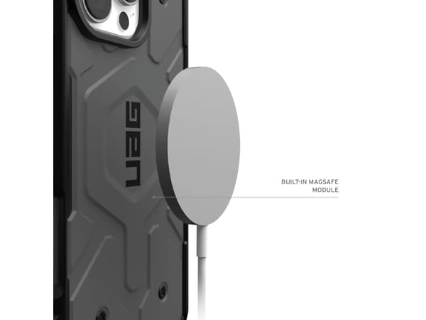 Urban Armor Gear Pathfinder, Omslag, Apple, iPhone 16 Pro, 16 cm (6.3"), Silver