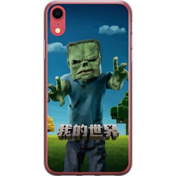Apple iPhone XR Läpinäkyvä kuori A Minecraft Movie