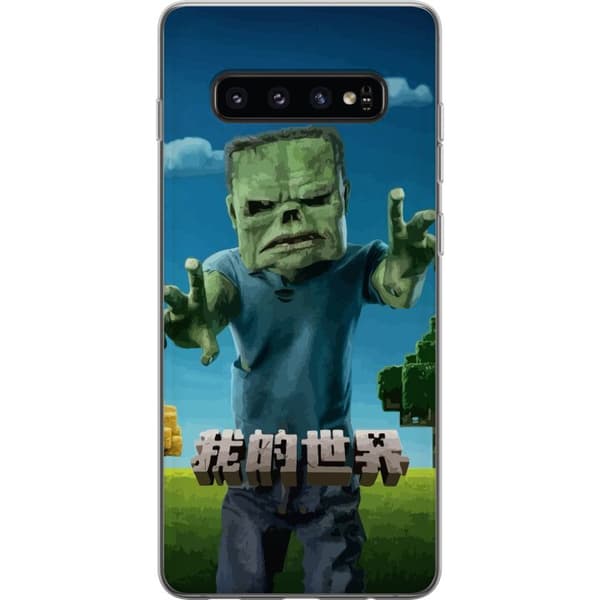 Samsung Galaxy S10 Gjennomsiktig deksel A Minecraft Movie