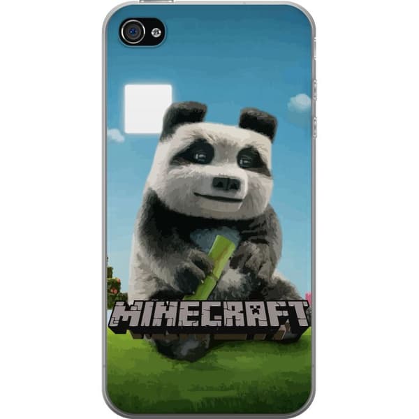 Apple iPhone 4 Genomskinligt Skal A Minecraft Movie