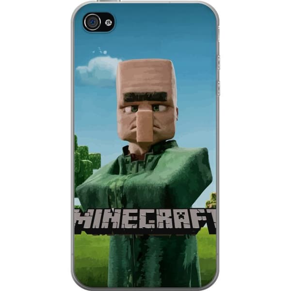 Apple iPhone 4 Läpinäkyvä kuori A Minecraft Movie