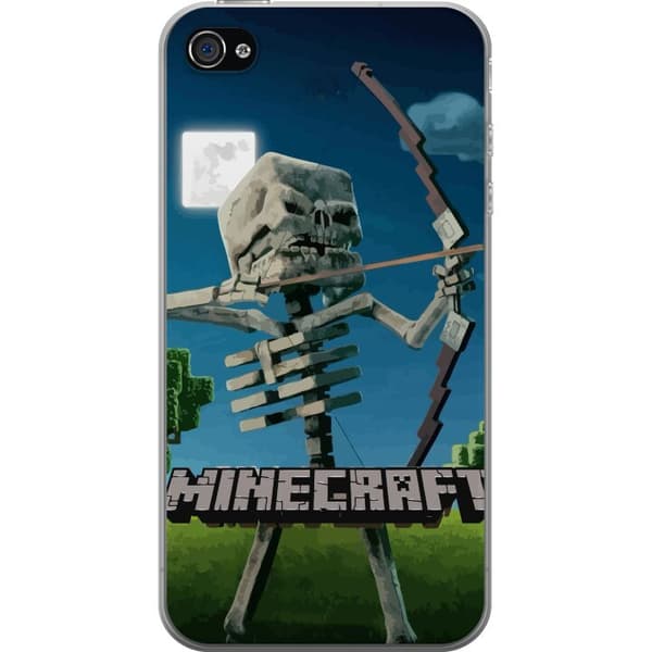 Apple iPhone 4s Gennemsigtig cover A Minecraft Movie
