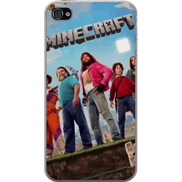 Apple iPhone 4s Läpinäkyvä kuori A Minecraft Movie