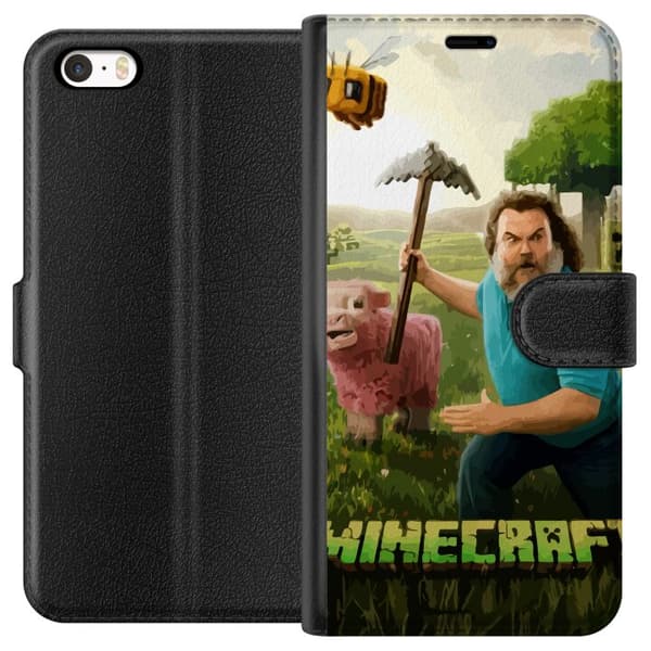 Apple iPhone 5 Tegnebogsetui A Minecraft Movie