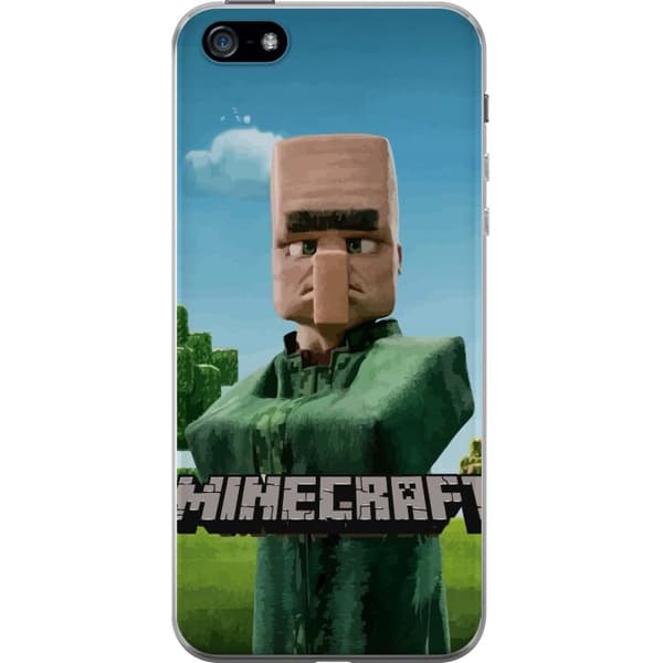 Apple iPhone 5 Läpinäkyvä kuori A Minecraft Movie