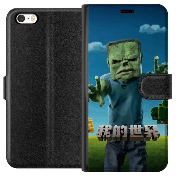 Apple iPhone 5s Tegnebogsetui A Minecraft Movie