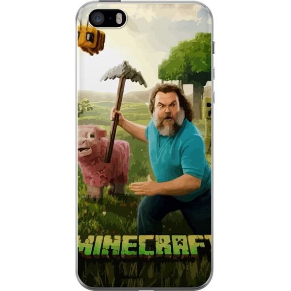 Apple iPhone 5s Läpinäkyvä kuori A Minecraft Movie