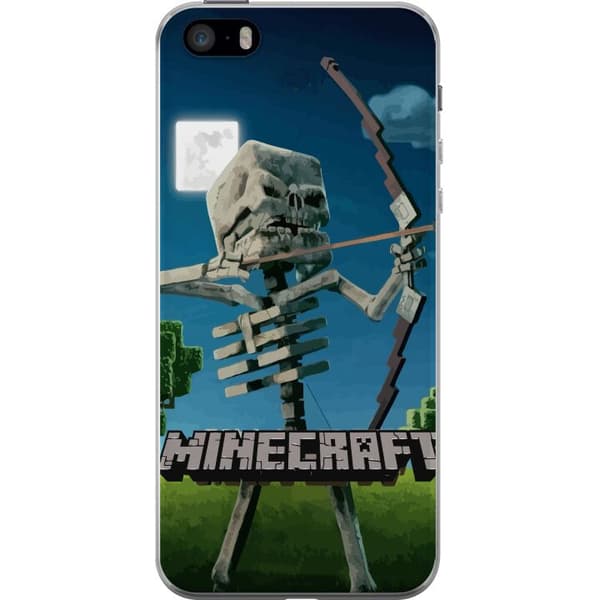 Apple iPhone SE (2016) Gennemsigtig cover A Minecraft Movie