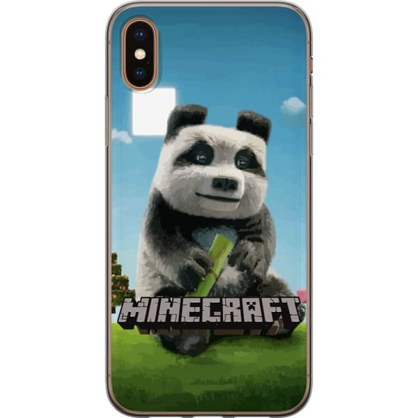 Apple iPhone XS Genomskinligt Skal A Minecraft Movie