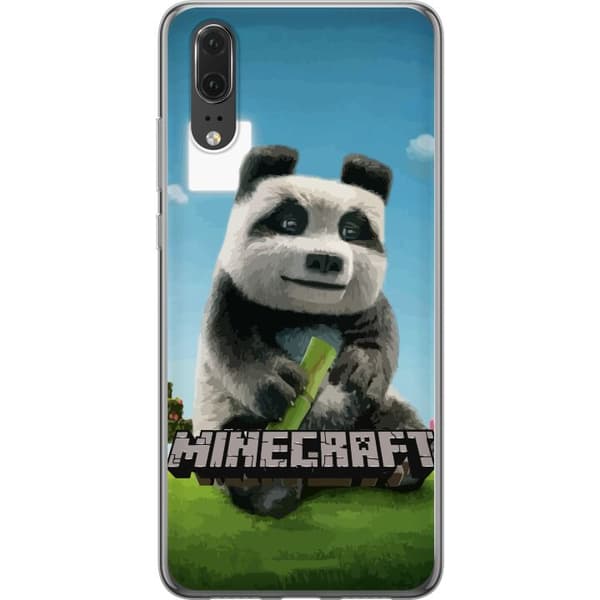 Huawei P20 Genomskinligt Skal A Minecraft Movie
