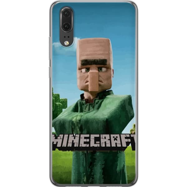 Huawei P20 Genomskinligt Skal A Minecraft Movie