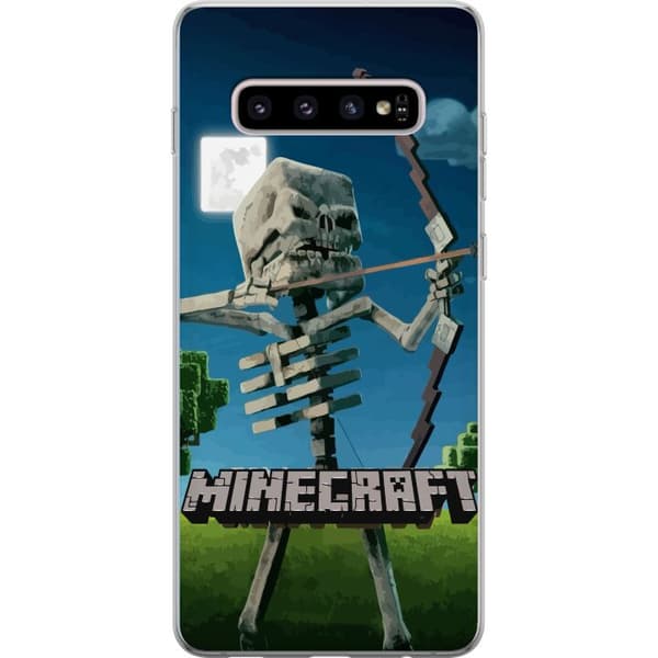Samsung Galaxy S10+ Läpinäkyvä kuori A Minecraft Movie