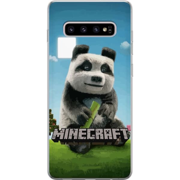 Samsung Galaxy S10+ Läpinäkyvä kuori A Minecraft Movie