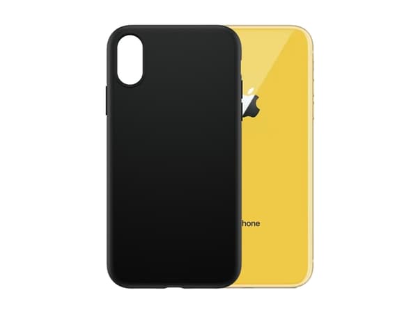 SAFE. by PanzerGlass - Baksidesskydd för mobiltelefon - termoplastisk polyuretan (TPU) - svart - för Apple iPhone XR