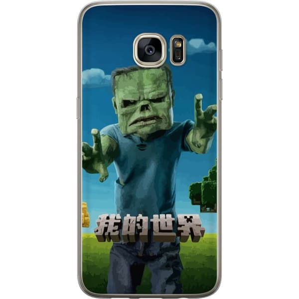 Samsung Galaxy S7 edge Gjennomsiktig deksel A Minecraft Movie