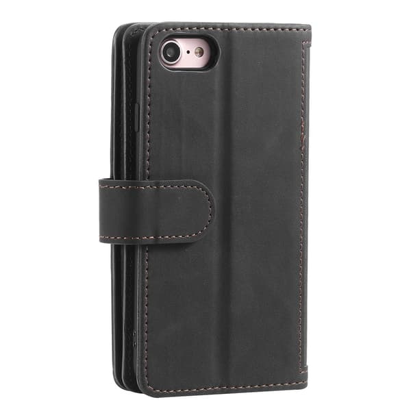 Til iPhone 16e Etui med Lynlåslomme og 9 Kortlommer