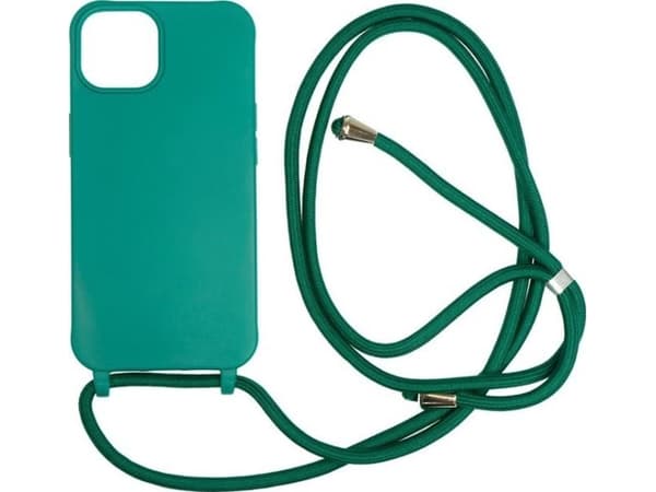 MOBILE ORIGIN Etui Lanyard Dark green - iPhone 15