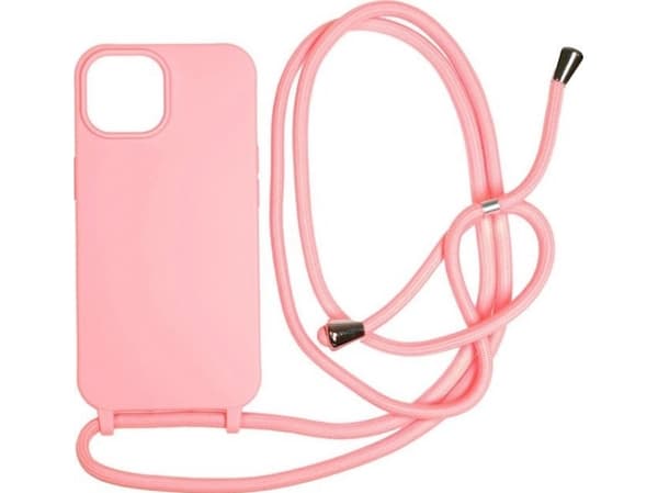 MOBILE ORIGIN Etui Lanyard Pink - iPhone 15