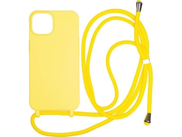 MOBILE ORIGIN Etui Lanyard Yellow - iPhone 15