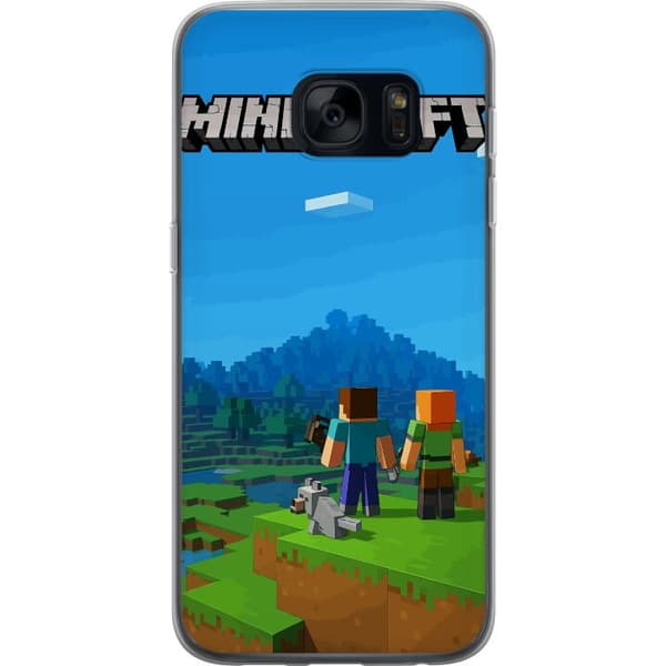 Samsung Galaxy S7 Gjennomsiktig deksel Minecraft Key Art