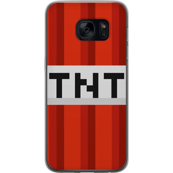Samsung Galaxy S7 Gjennomsiktig deksel Minecraft TNT