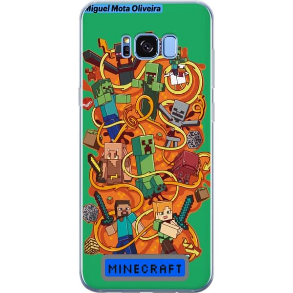Samsung Galaxy S8 Gennemsigtig cover Minecraft