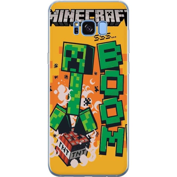 Samsung Galaxy S8 Gennemsigtig cover Minecraft Boom