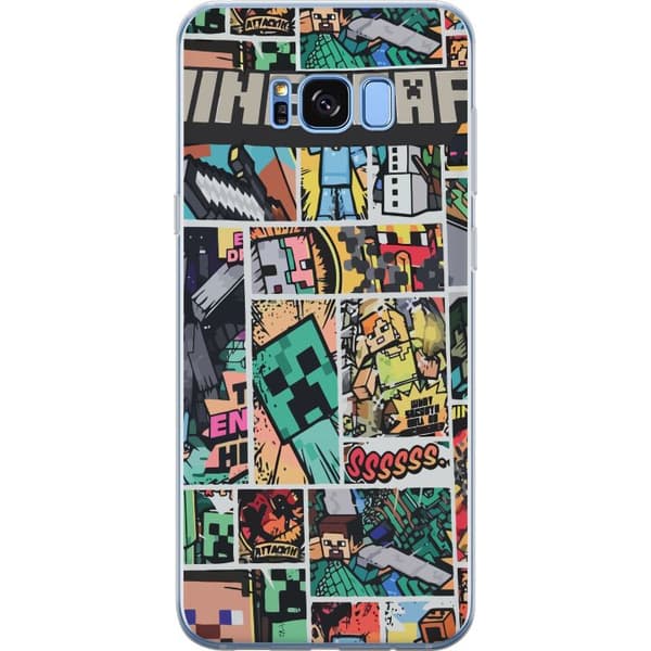Samsung Galaxy S8 Gennemsigtig cover Minecraft Kunst