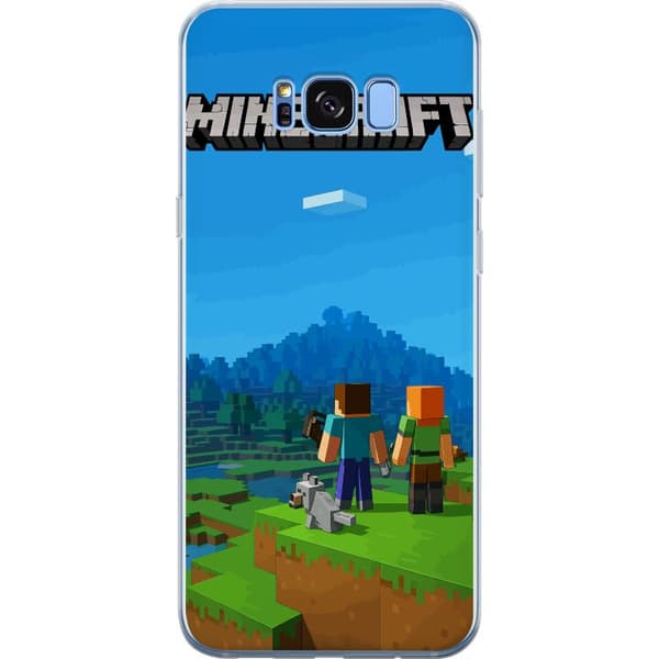 Samsung Galaxy S8 Genomskinligt Skal Minecraft Key Art