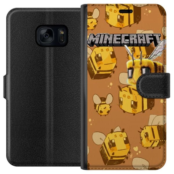Samsung Galaxy S7 Lommeboketui Minecraft Bi