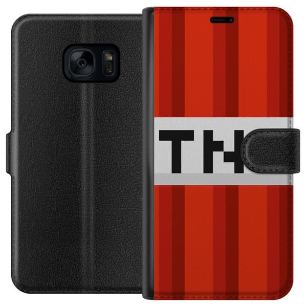 Samsung Galaxy S7 Lommeboketui Minecraft TNT