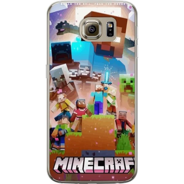 Samsung Galaxy S6 Gennemsigtig cover Minecraft