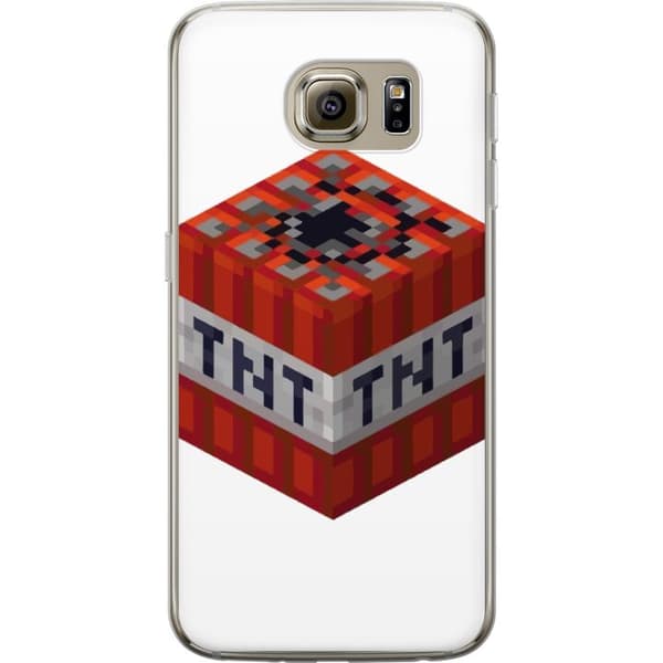Samsung Galaxy S6 Gennemsigtig cover Minecraft TNT