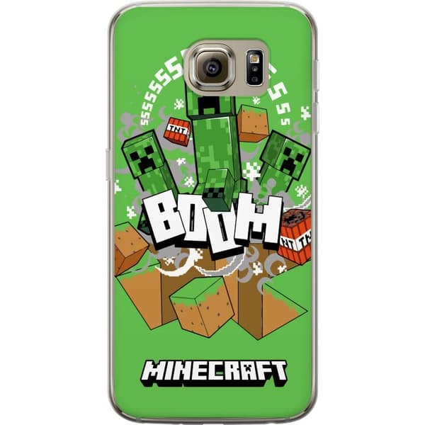 Samsung Galaxy S6 Gennemsigtig cover Minecraft Boom