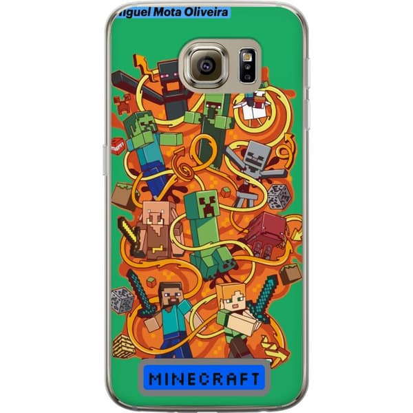 Samsung Galaxy S6 Gennemsigtig cover Minecraft