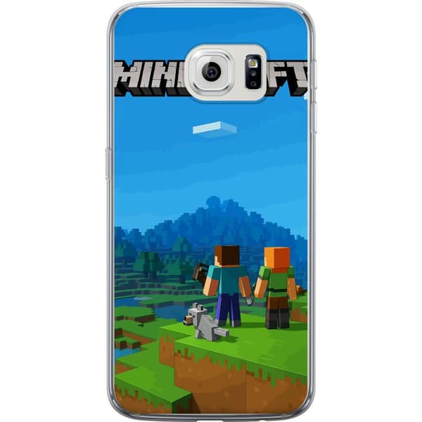 Samsung Galaxy S6 edge Gennemsigtig cover Minecraft Key Art