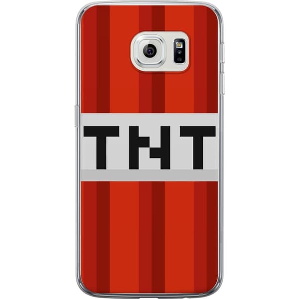 Samsung Galaxy S6 edge Genomskinligt Skal Minecraft TNT