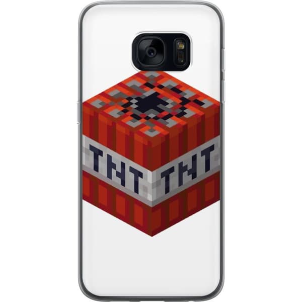 Samsung Galaxy S7 Gjennomsiktig deksel Minecraft TNT