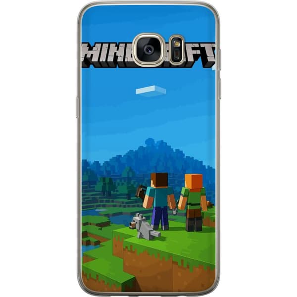 Samsung Galaxy S7 edge Gjennomsiktig deksel Minecraft Key Art