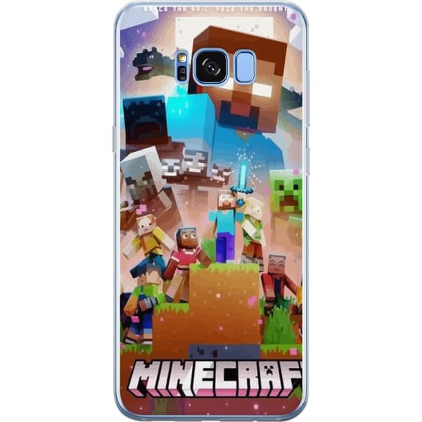 Samsung Galaxy S8+ Gjennomsiktig deksel Minecraft