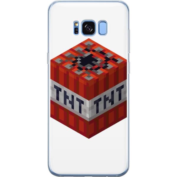 Samsung Galaxy S8+ Gjennomsiktig deksel Minecraft TNT