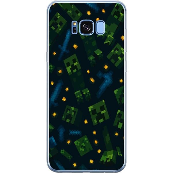 Samsung Galaxy S8+ Gjennomsiktig deksel Minecraft Dungeons Mob