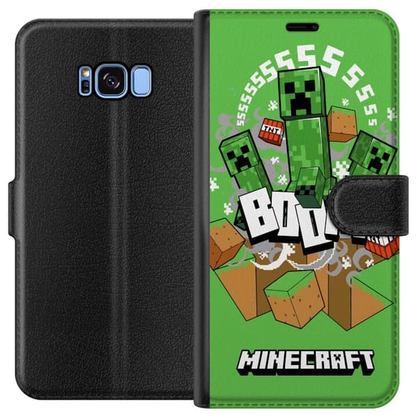 Samsung Galaxy S8 Plånboksfodral Minecraft Boom