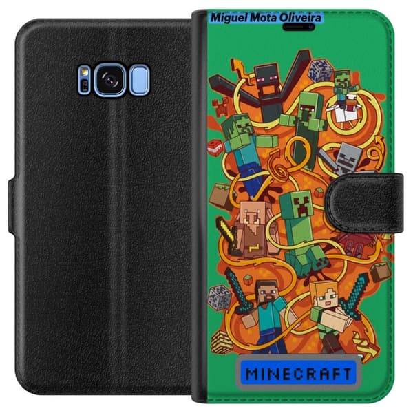 Samsung Galaxy S8 Lommeboketui Minecraft