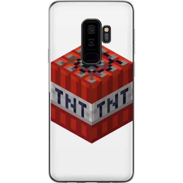 Samsung Galaxy S9+ Gennemsigtig cover Minecraft TNT