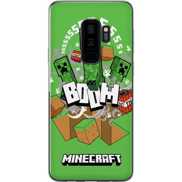 Samsung Galaxy S9+ Gennemsigtig cover Minecraft Boom