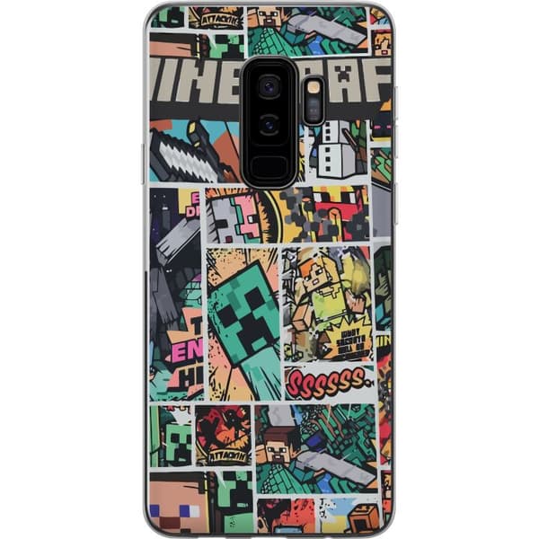Samsung Galaxy S9+ Gennemsigtig cover Minecraft Kunst