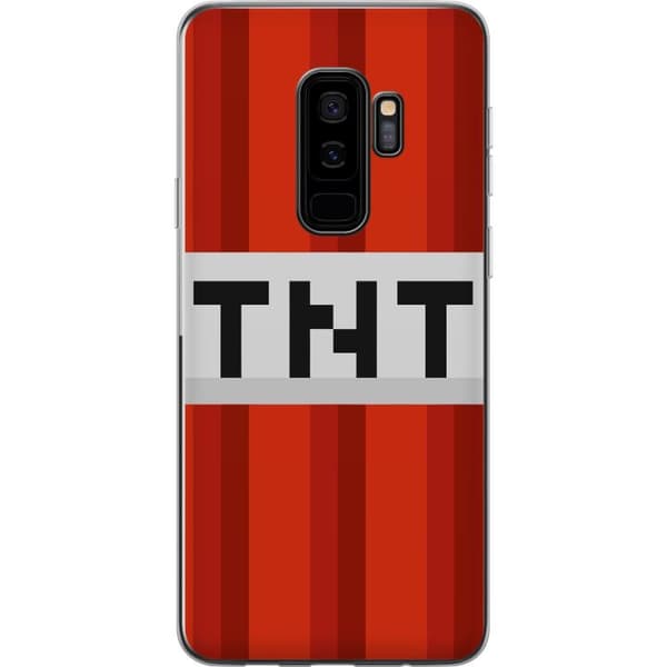 Samsung Galaxy S9+ Gennemsigtig cover Minecraft TNT